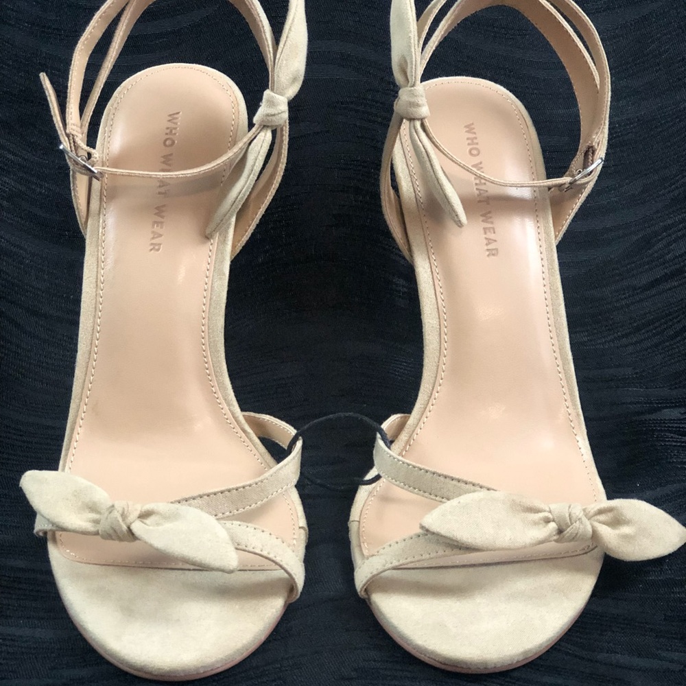 Ladies open high heel shoes